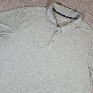 FLX Performance Short Sleeve Gray Collared Polo Mens 3XB